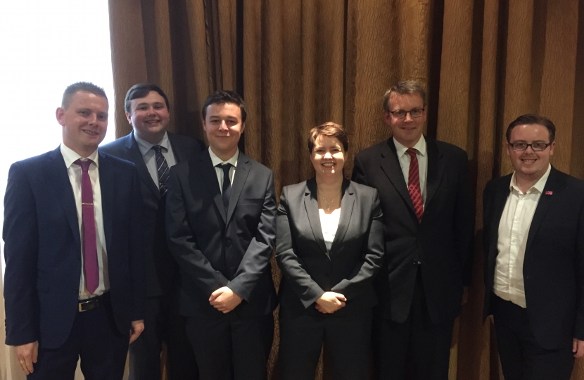 Ruth with some of the Glasgow candidates